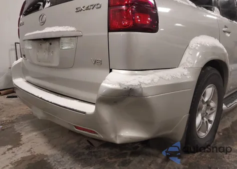 2005 Lexus Gx 470 z USA, uszkodzony, nr VIN JTJBT20X250087154